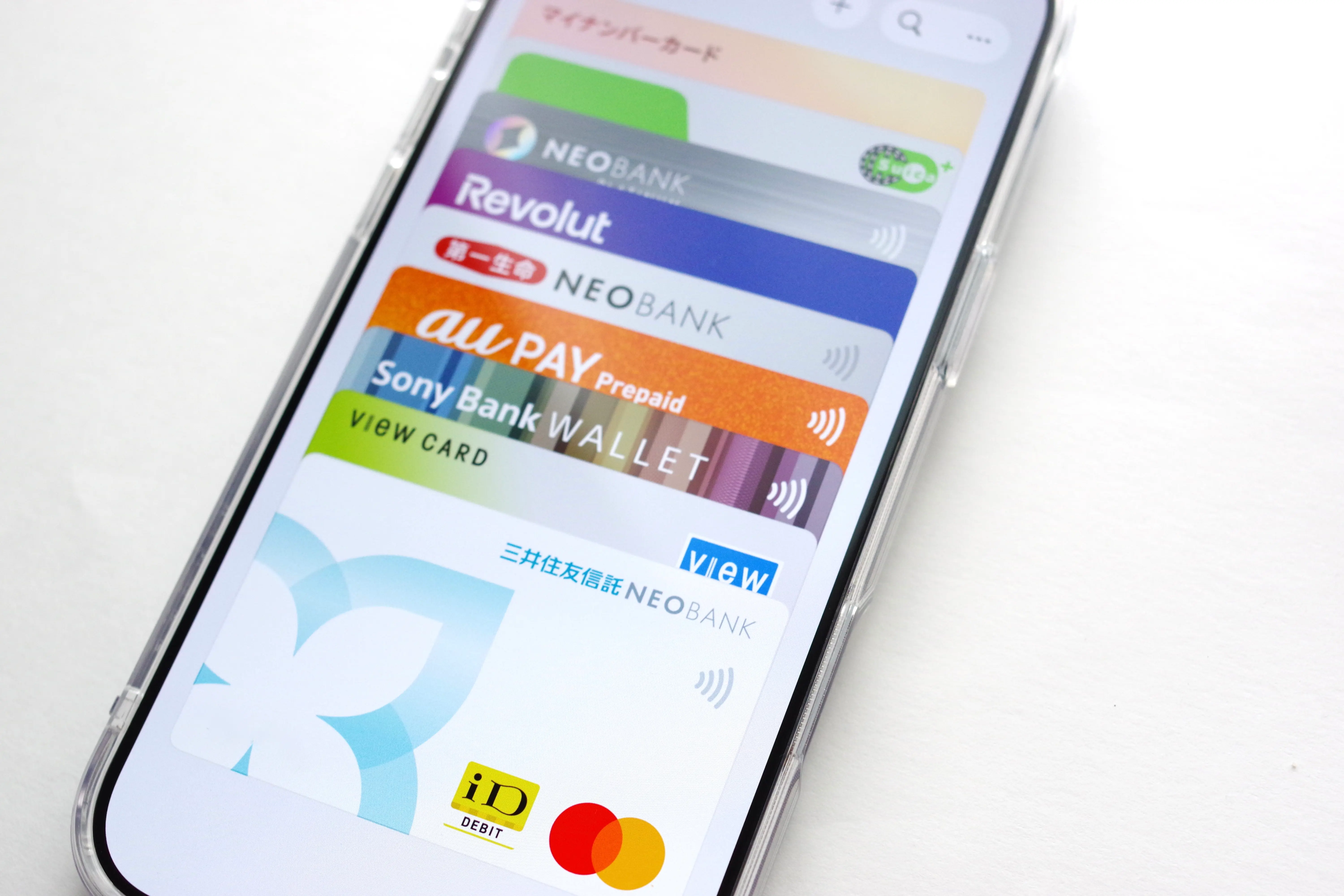 Apple Pay画面を表示した写真